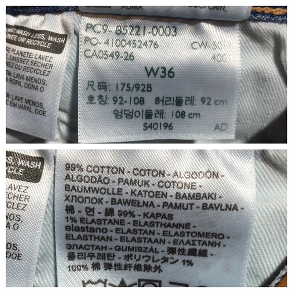 NWT Levi’s 501 Size 36 Premium ‘93 Cut Off Shorts - Picture 5 of 16